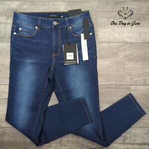 Tahari Kelly Mid Rise Skinny Jeans Size 8